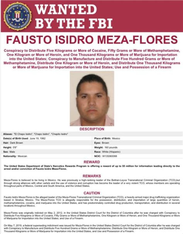 Fausto Isidro Meza Flores Biography, Age, Height, Wife, Net Worth, Family