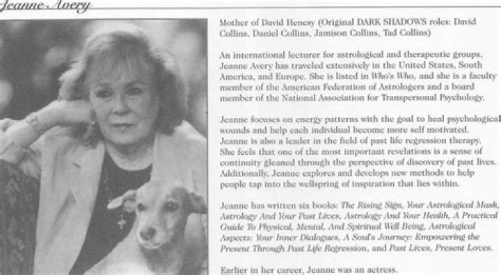 Jeanne Avery Biography, Age, Height, Husband, Net Worth, Family