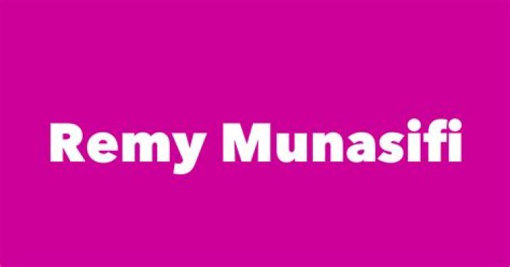 Remy Munasifi Biography, Age, Height, Wife, Net Worth, Family