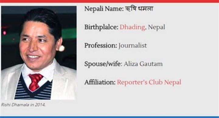 Rishi Dhamala Biography, Age, Height, Wife, Net Worth, Family