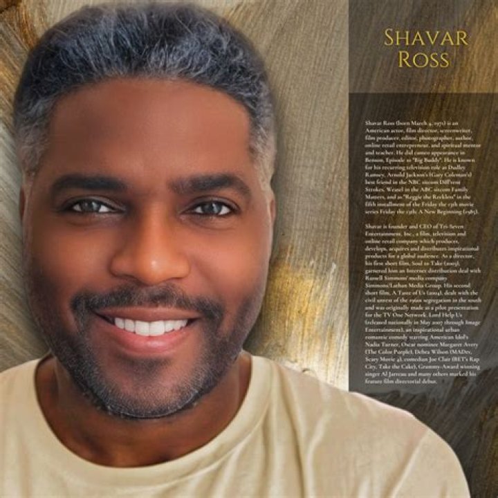 Shavar Ross Biography, Age, Height, Wife, Net Worth, Family