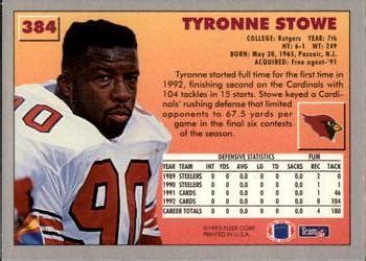 Tyronne Stowe Biography, Age, Height, Wife, Net Worth, Family